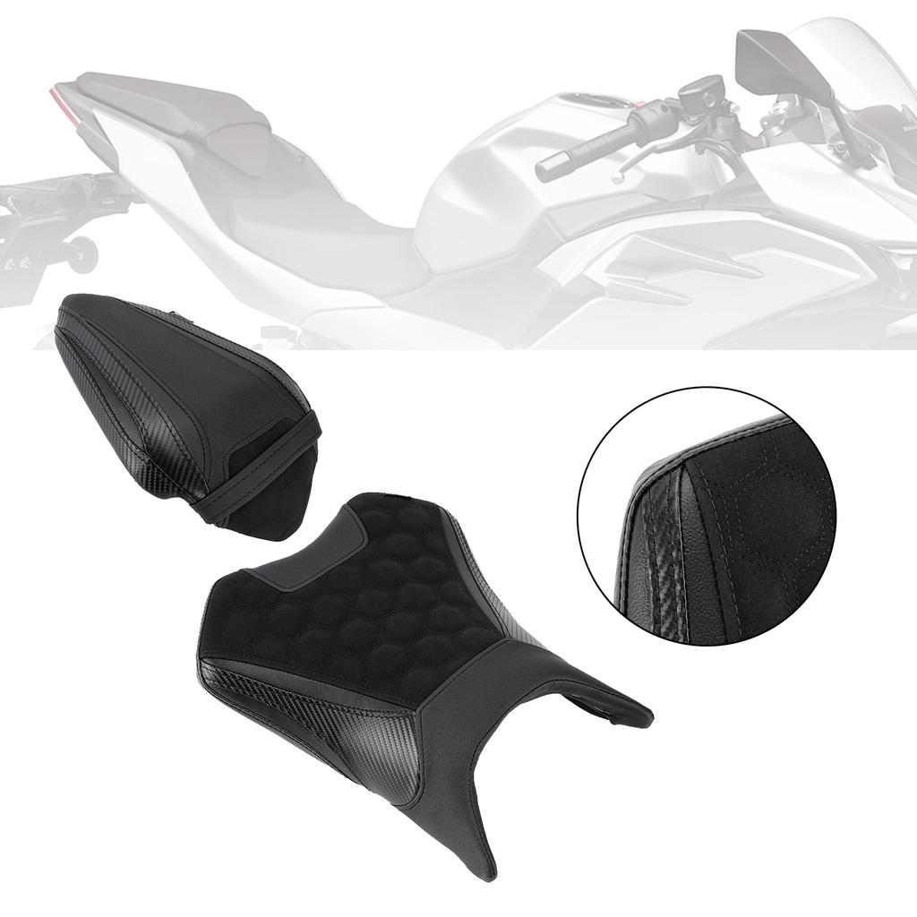 Front&Rear Raider Passenger Cushion Kit Green For Kawasaki Ninja 500 Z500 24-25