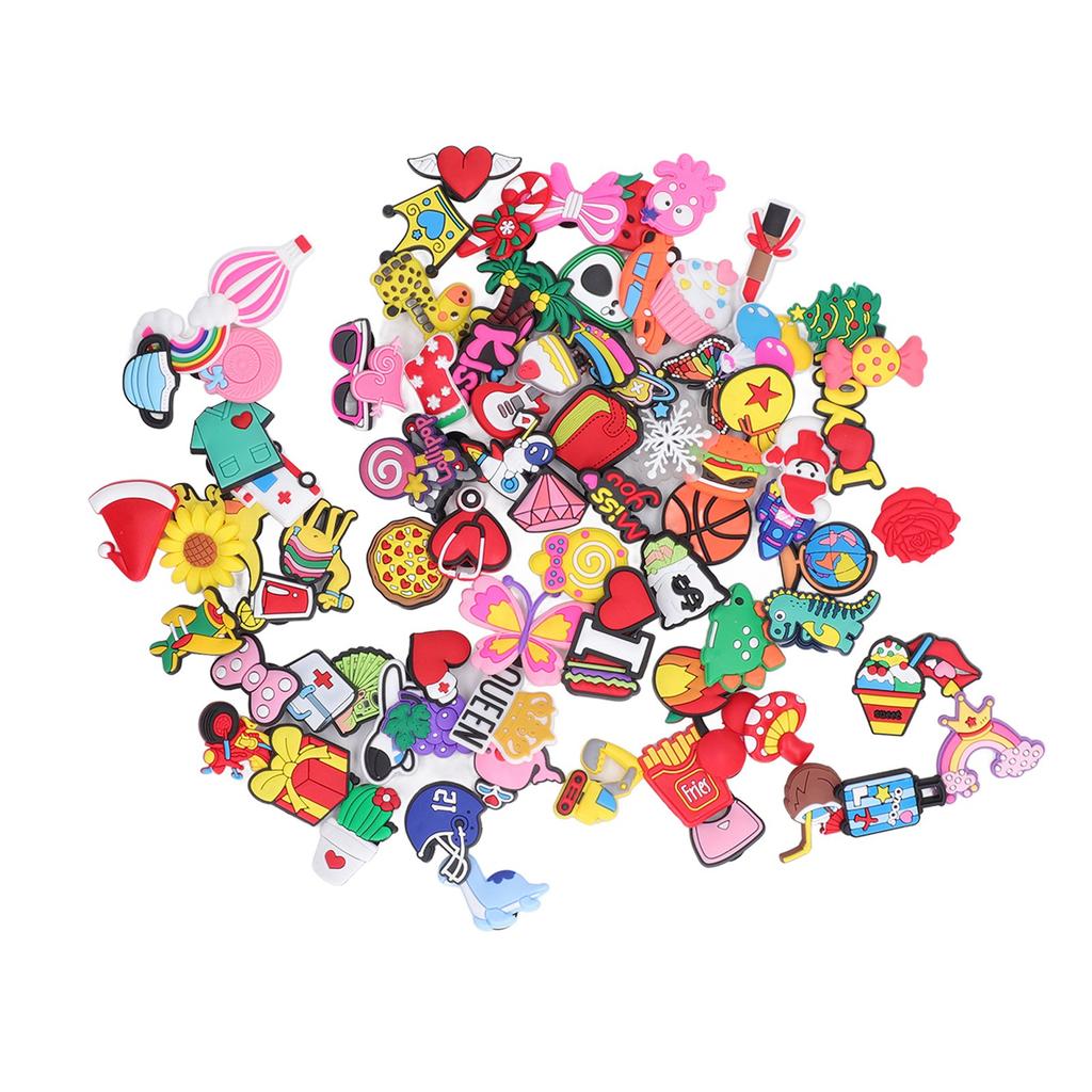 84 Styles Hole Shoe Decoration Waterproof Light Weight Trendy Sandal Decoration PVC Shoe