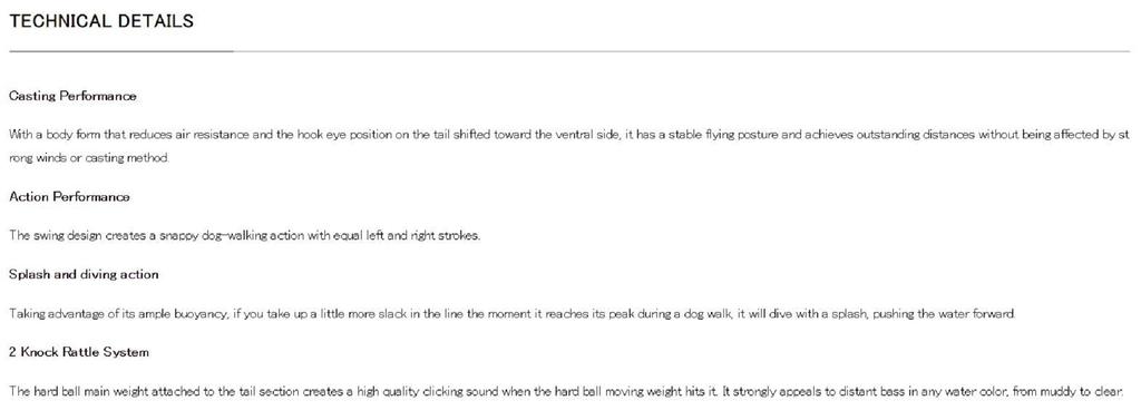 DUO Realis Pencil 110 Silent Floating Lure MCCZ293 (6448)