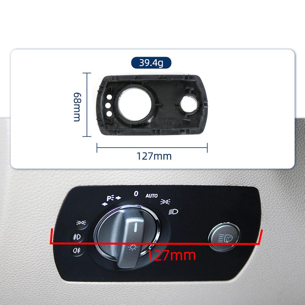 For Mercedes Benz SLK Class W171 2004-2010 Car Interior Headlight Switch Panel Trim Head Lamp Button Panel Replacement