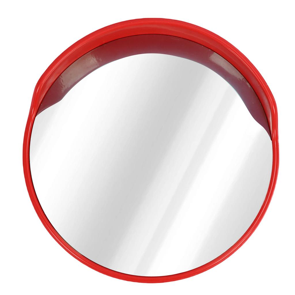 Outdoor Security Mirror Wide Angle Curved Surface 60mm Standing Pole Mounted Convex Traffic Mirror for Driveway 60cm