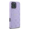 Guess Guhmp16Xpsapsmeu Iphone 16 Pro Max6.9 Fioletowy/Purple Hardcase Saffiano Peony Classic Logo Magsafe