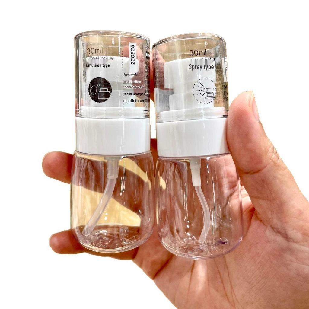 Дорожный флакон-спрей ультрамелкого распыления для увлажнения лица и использования спирта