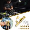 Valve Core Remover Installer Kit With Dual Size 1/4" & 5/16" Port, Schrader Valve Tool For R22 R410a R134A R12 R32 Refriger V4H2