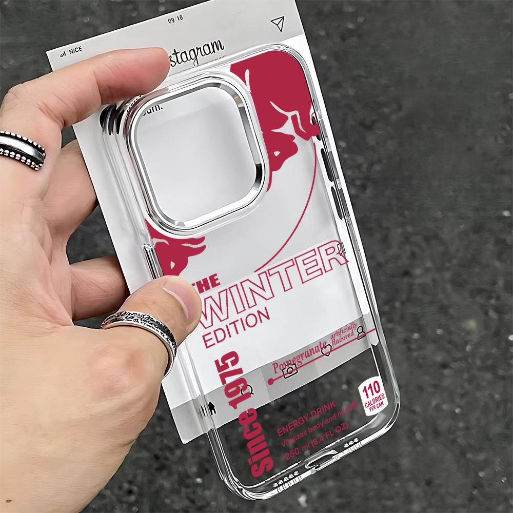 Модный Чехол B-bulles для IPhone 16 15 Plus 14 Pro 13 12 11 17 Pro Max 14 16 Plus 17 Air Силиконовый Прозрачный Мягкий Чехол