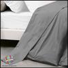 Flat Sheet - Home Decor - 240x300cm - 100% Cotton - Machine Washable - Anthracite
