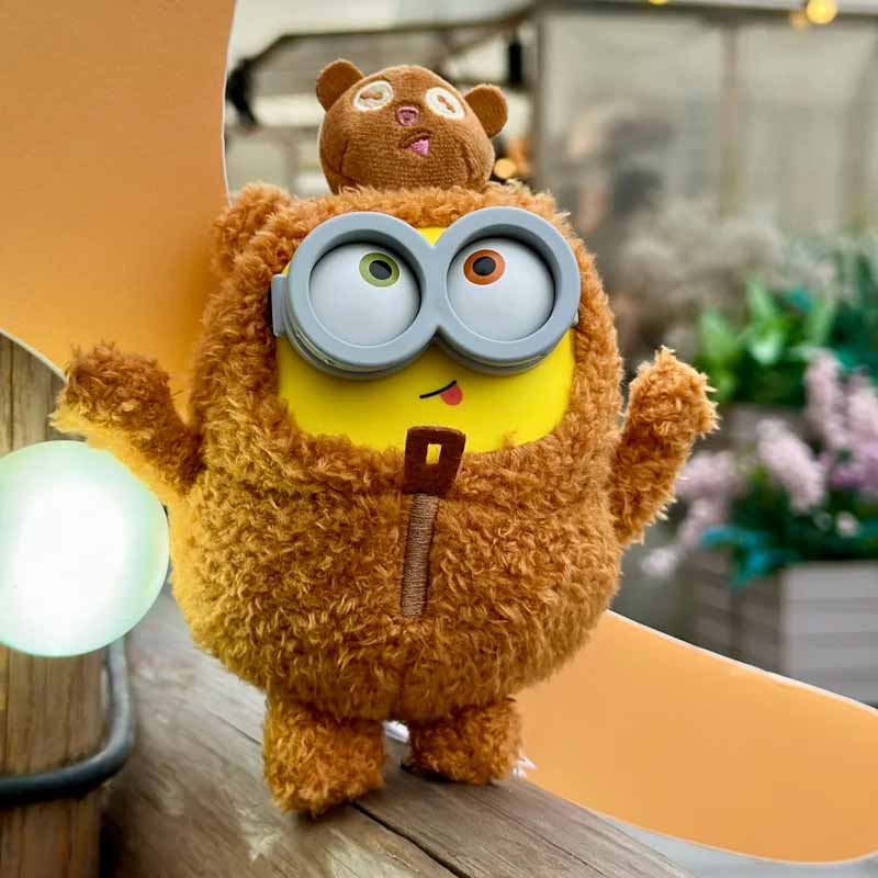 52Toys Bob&Tim Minions Better Toggther Series Movie Character Cute Doll Backpack Pendant Toy Mystery Box Surprise Periphery Gift