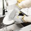 2/5Pcs Dishwashing Gloves Grid Weaving Technology Reusable Kitchen Cleaning Gloves Utensils Counters Tableware