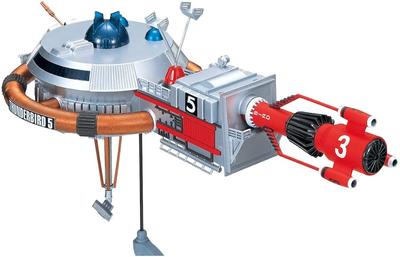 Aoshima Bunka Kyozaisha Thunderbird Thunderbird 5 3 Электрическая модель Пластиковая модель № 5 Нет. & Нет. Немасштаб