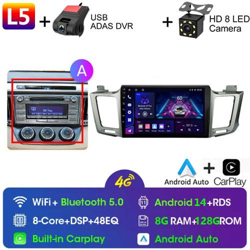 Для Toyota RAV4 Rav 4 XA40 2012 - 2018 Android Car Radio Multimidia Video Player Navigation GPS Carplay Touch Screen Auto Stereo