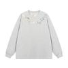HACR Vintage Harshandcruel Garland Necklace Embroider New Chinese HACR Long Sleeves T-shirt