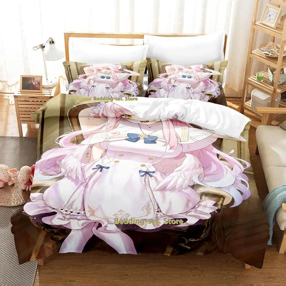 Kawaii Misono Mika Постельное белье Single Twin Full Queen King Size Bed Set Adult Kid Bedroom Duvetcover Set Anime Parure de lit Bed
