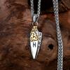 Панк Норвежские Ожерелья Копье Одина Викинги Руны Гангнир Наконечник Стрелы Кулон Мужские Нержавеющая Сталь Скандинавский Амулет Украшения Подарки