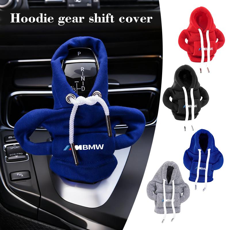 Universal Car Gear Shift Knob Cover Gearshift Hoodie Accessories For BMW M 1 3 4 5 6 7 Series X1 X3 X4 X5 G20 G38 F48 E36 E39 xk6
