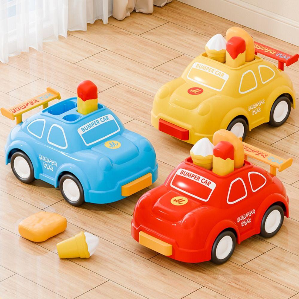 Cartoon Design Pull Back Simulation Car Toy Inertia Power Pull Back Cars Model Christmas Gift