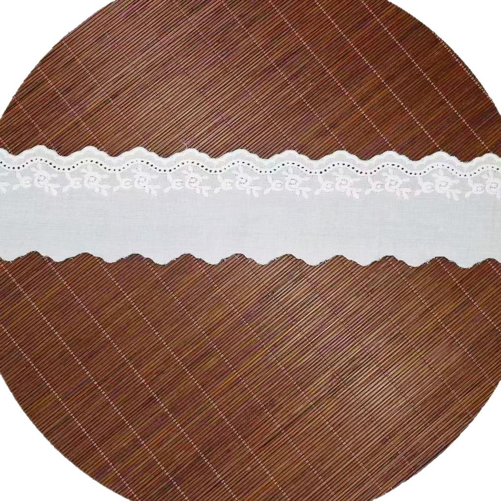 Хлопковое Кружево с Вышивкой Хлопковое Кружево с Вышивкой Продвинутый DIY Ручная Работа Детская Одежда Одежда для Малышей Аксессуары для Одежды Белый