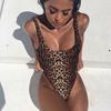 Sex Lingerie Sexy Leopard Print Suspender Onesie