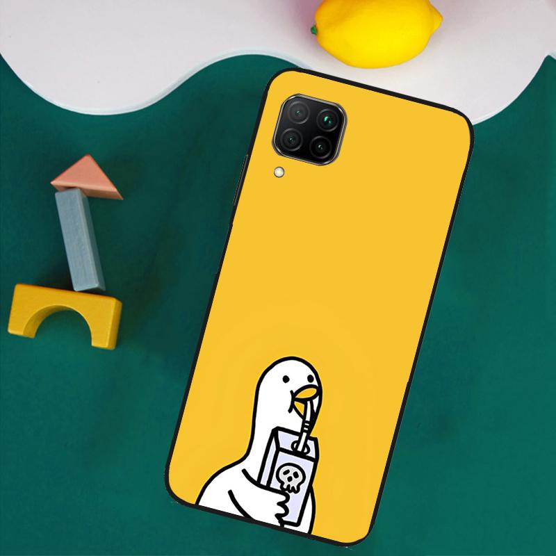 Мультяшный Утенок Нож Для Huawei Nova 11i 12s 12i 8i 7i Y73 Y70 Y90 Y60 Y72 Y61 Y91 9 10 SE P30 Pro P40 Lite Чехол