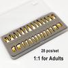 28 шт./коробка Стоматологическая 1:1 демонстрационная модель для обучения постоянным зубам, модель для стоматологической практики, модели Typodont Dentist