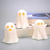 Halloween Ghost LED Light Up Halloween Decor Creative Glowing Ghost Ornament Illuminated Halloween Gift Desktop Home Decoration