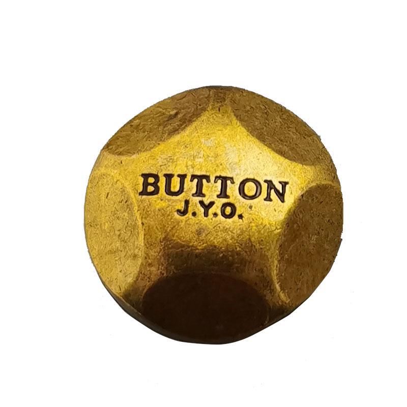 Старинные золотые круглые металлические пуговицы для трикотажных пальто