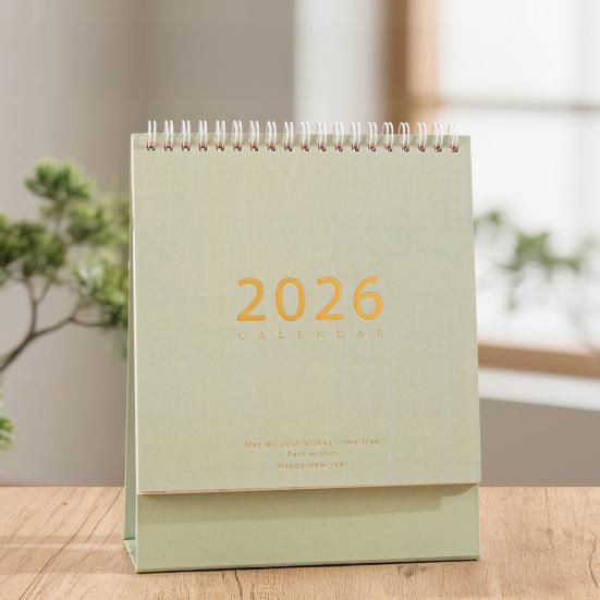 2026 Desk Calendar Retro Style Thick Paper Time Management Planner Home Office School Daily Schedule Planner
