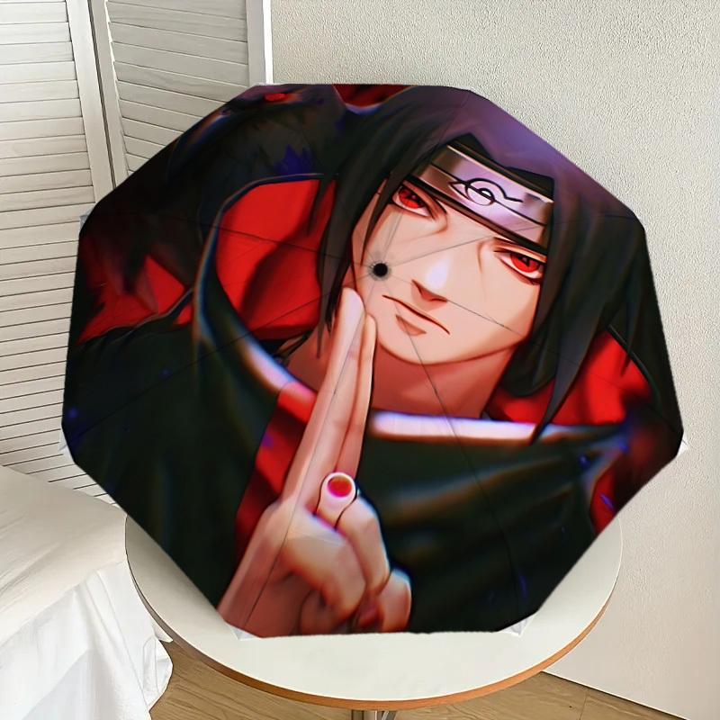 1pc Sharingan, Ninja Automatic Folding Umbrella] Durable Iron Frame & Rod, Portable Folding, Makes a Great Holiday Gift yy251016270