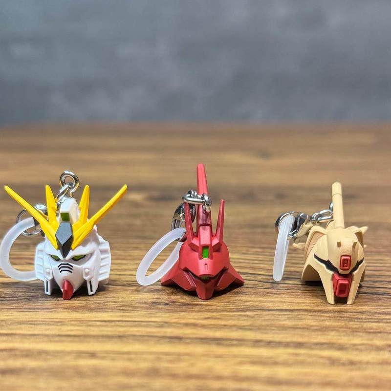 Robot Mecha Keychain Pendant Bag Umbrella Charm Collectible Mini Figure Capsule Toy Gift For Fans Decor Toy