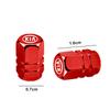 AAAGM1 4-Piece Car Wheel Tire Valve Cover Aluminum Alloy Dust Cover Car Accessories for Kia Sportage Rio Ceed Picanto K5 K9 Sorento