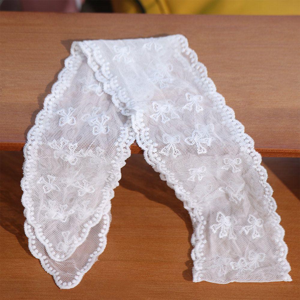 Soft Wrap Sweet Bow Headband Adjustable Ribbon Hair Strap Hair Accessories Lace Hair Scarf Beach