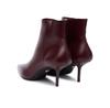 Ботильоны Max Mara 2524796011600 бордового цвета