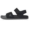 Adilette Sandal Black Grey Unisex Sneakers Core-Black Grey-Five HP3007