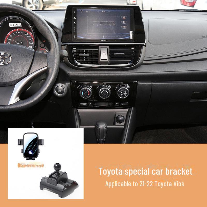 «Автомобильный держатель телефона для Toyota Camry, Corolla, Ralink, RAV4, Rongfang — горизонтальный экран, бесшумная конструкция»