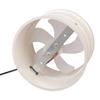 Quiet Operation PVC Pipe Blower 160mm 12V Low Noise 39dB with Easy Connectivity for Bathroom Kitchen Greenhouse Installation