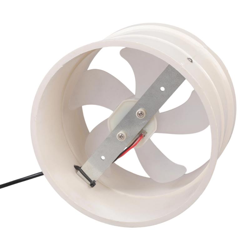 Quiet Operation PVC Pipe Blower 160mm 12V Low Noise 39dB with Easy Connectivity for Bathroom Kitchen Greenhouse Installation