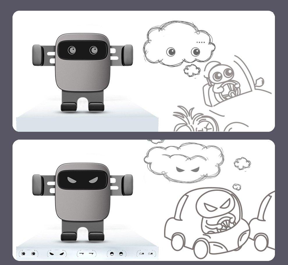 Baseus Gravity-Fit Car Vent Phone Mount Holder: Universal Fit for 4.7"-6.6" Smartphones - Black