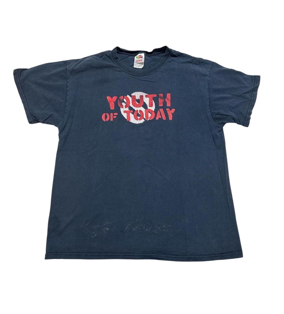 Y2k Youth of today hardcore band tee / L size