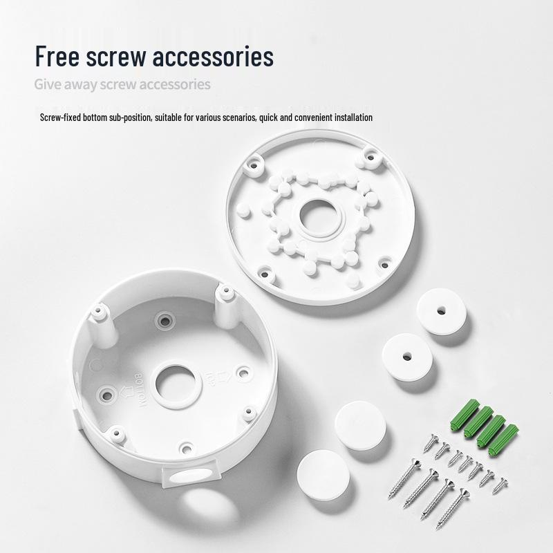 Полусферическая потолочная камера, маскирующая пластина и кронштейн