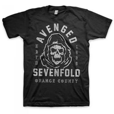Avenged Sevenfold Футболка унисекс для взрослых So Grim Orange County Cotton