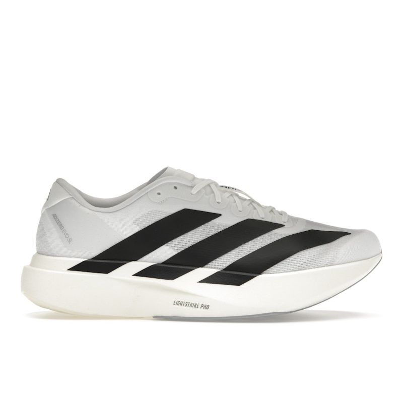 Adidas Adizero Evo SL White Black Men Sneakers Cloud-White Core-Black JH6206