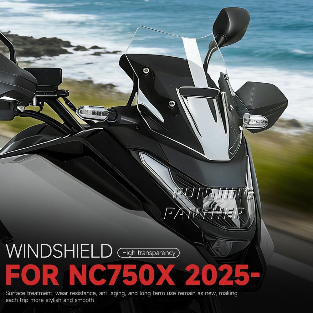 Motorcycle Windshield Fairing For Honda NC750X NC 750X NC750 X 2025 2026