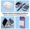 Зарядная станция 3 в 1 для iPhone 15/14/13/12 серии, дорожное зарядное устройство для нескольких устройств для AirPods 3/2/Pro, Apple Watch серии