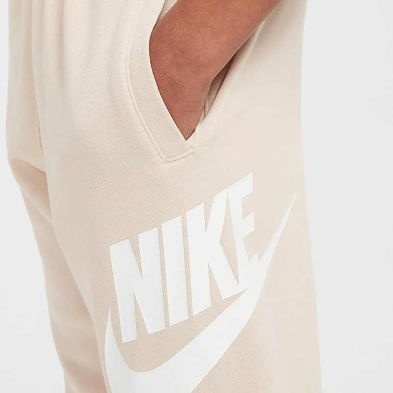 Nike Спортивная одежда Club Fleece Французская махровая ткань Удобные мягкие брюки Детские брюки Песочно-белый FV3360-126