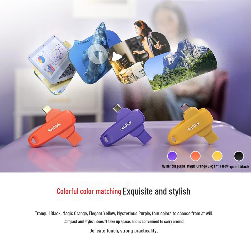 SanDisk 512GB Ultra Dual Drive Go USB-C Flash Drive