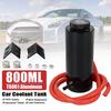 Universal Cylinder Radiator Coolant Overflow Expansion Tank with 1/16 Vent Hole Cooling Catch Bottle Reservoir Aluminum 800ml