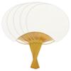 Made In Flat Bamboo 5 365mm X 230mm Marugame Uchiwa Japan, Fans, White, Plain, Fans, (including Handles),