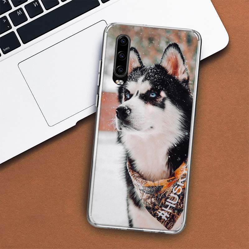 Чехол для телефона с изображением собаки сибирского хаски для Huawei P30 P20 P10 P40 P50 Pro Mate 20 40 30 10 Lite, популярный чехол Fundas Art Gift Coque
