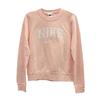 Sports Lifestyle Series Letter Pattern Warm Crewneck Long Sleeve Sweatshirt Women Sweatshirt Pink BV3454-682