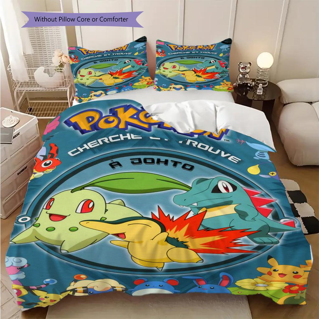 Evolutionary Eeveelutions Pokmon Collage Bedding 1 Duvet Cover 2 Pillowcase Without Core Christmas Birthday Gift