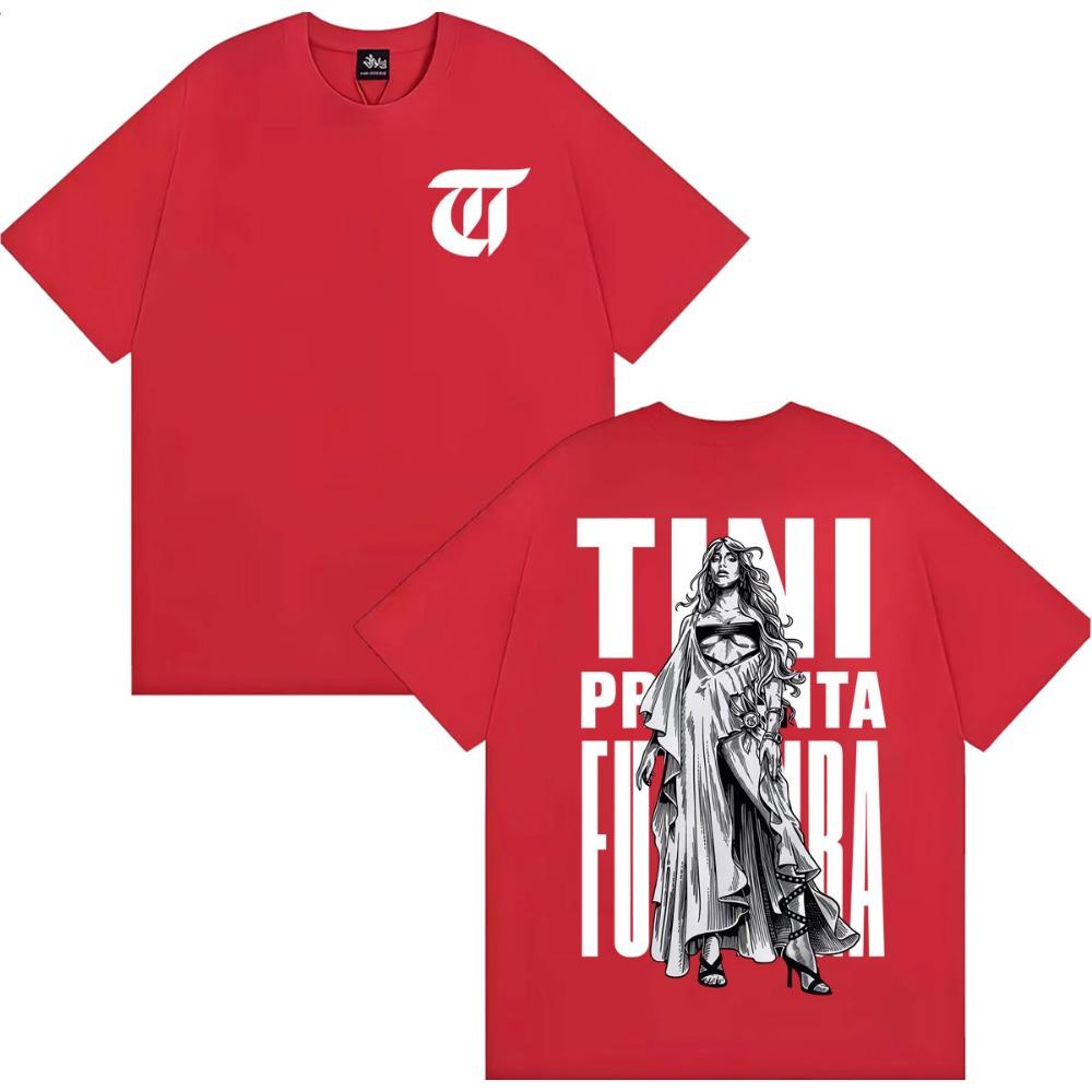 Tini Stoessel Futtura 2026 Tour Graphic T-shirts Men Women Fashion Aesthetic Short Sleeve T Shirt Summer Tops 100% Cotton Tshirt